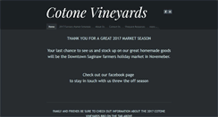 Desktop Screenshot of cotonevineyards.com